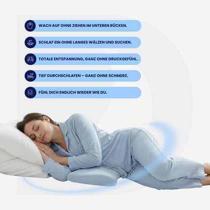 Das DreamSleepz Rückenstützkissen – Schluss mit Rückenschmerzen und nächtlicher Anspannung